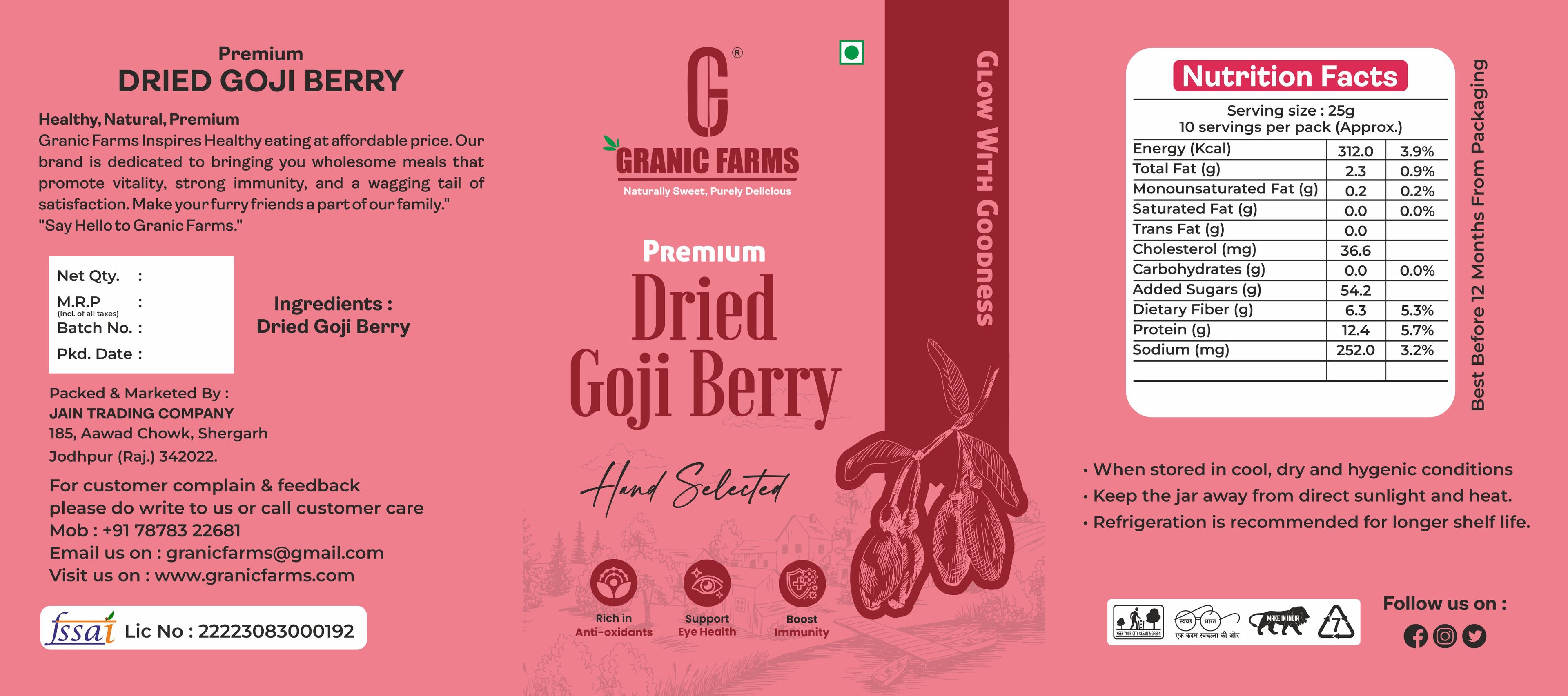 GRANIC FARMS – Premium Goji Berries