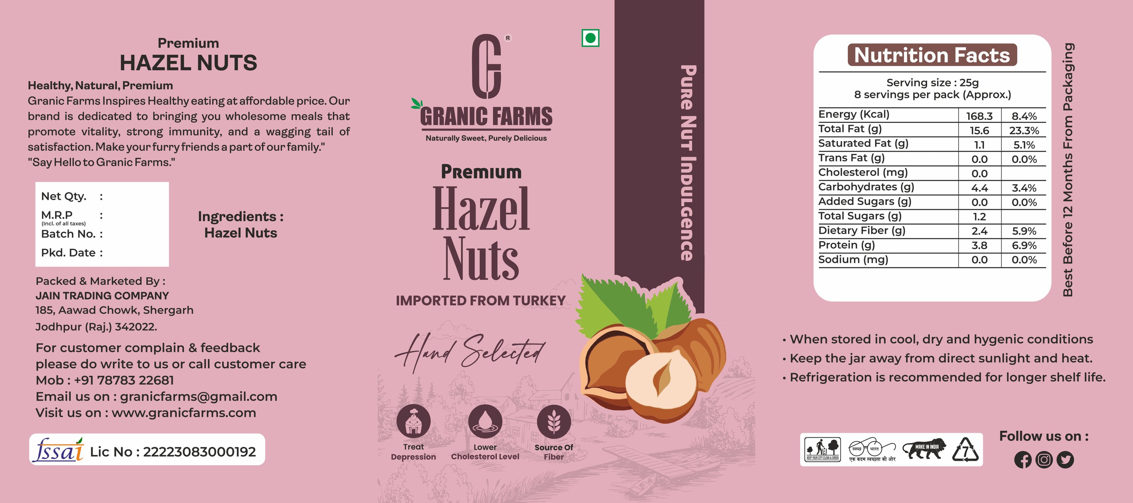HAZELNUTS – Premium Raw & Natural