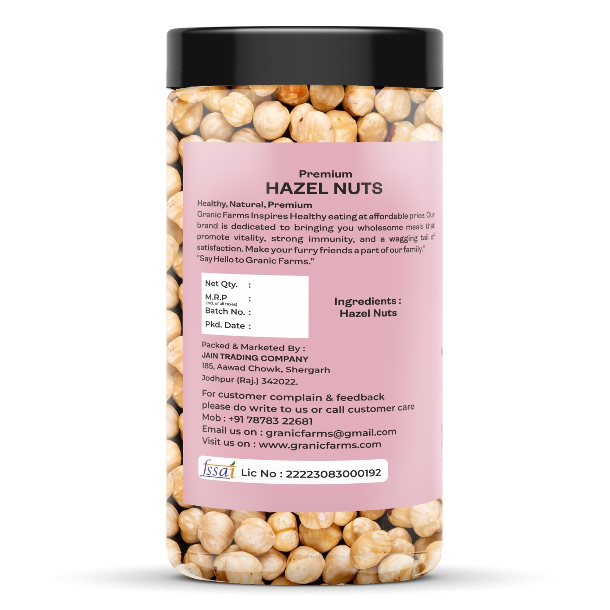 HAZELNUTS – Premium Raw & Natural