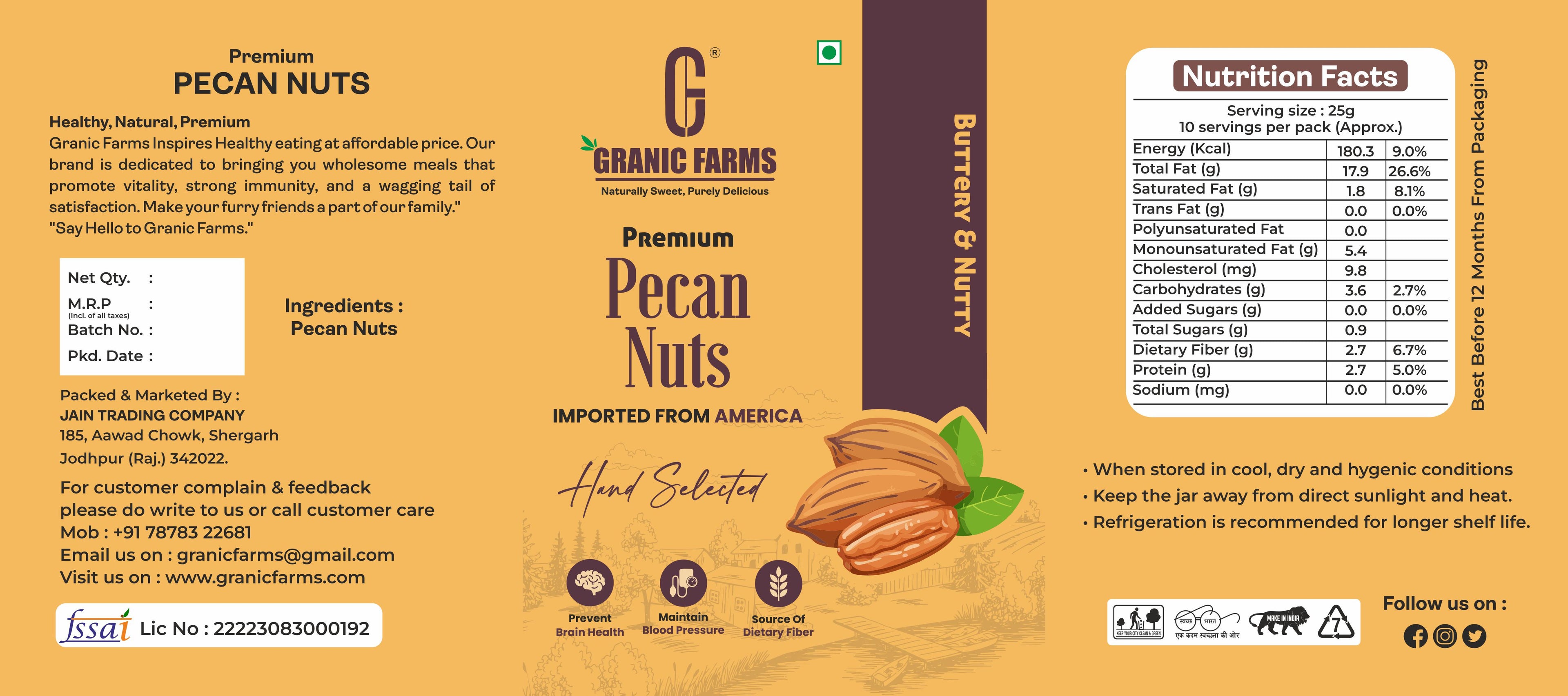 GRANIC FARMS – Premium Pecan Nuts