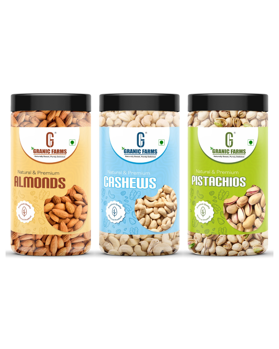 Dry fruits combo pack of (3 x 150 g)